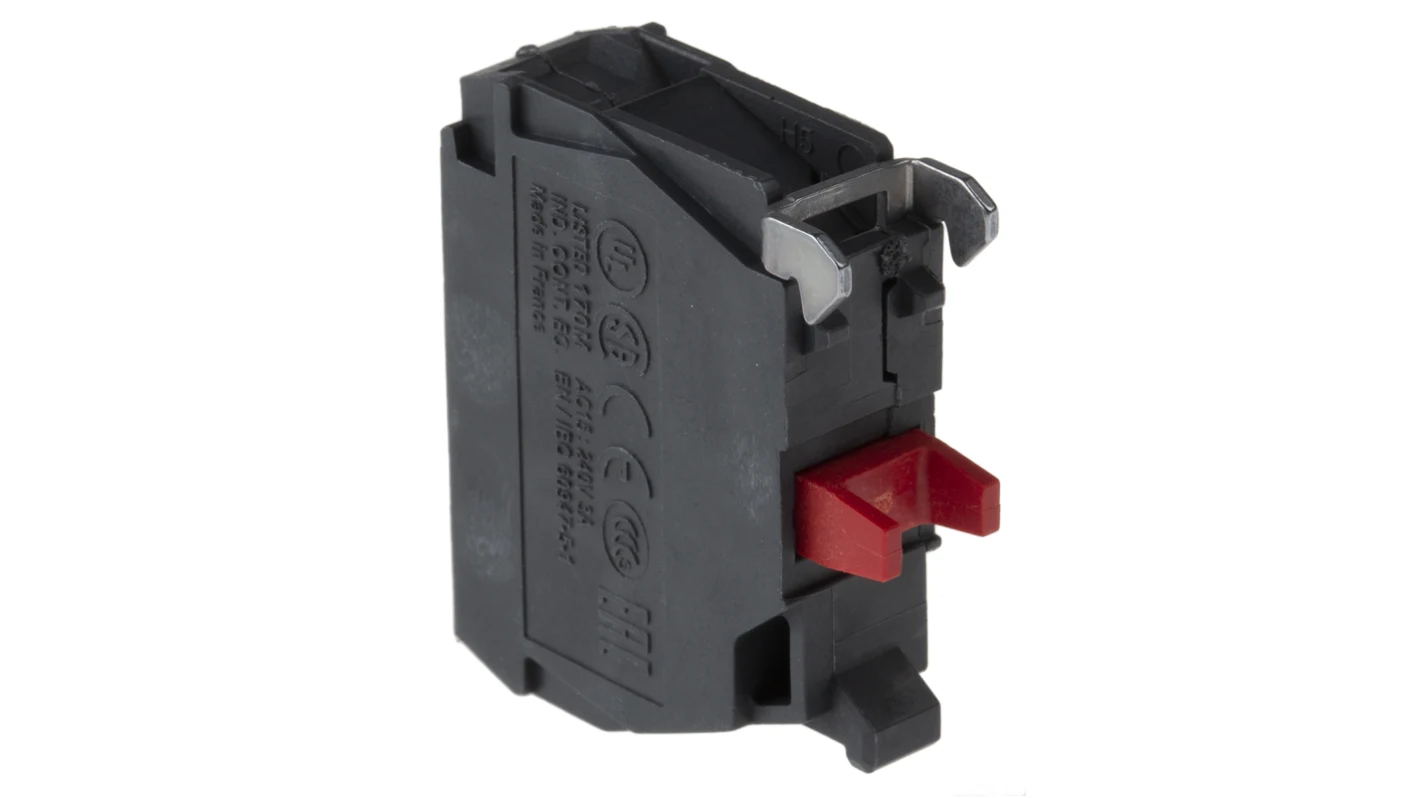 NEW Schneider Electric Harmony XB Series Contact Block, 600V ac, SPST - Robot Hub