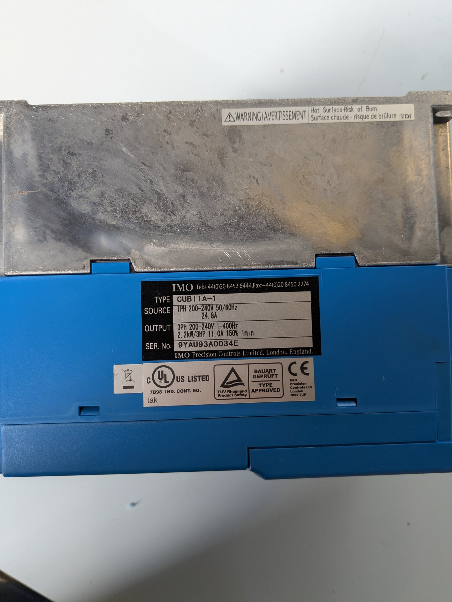 *NEW* AC Drives Cub Series CUB11A-1 - Robot Hub