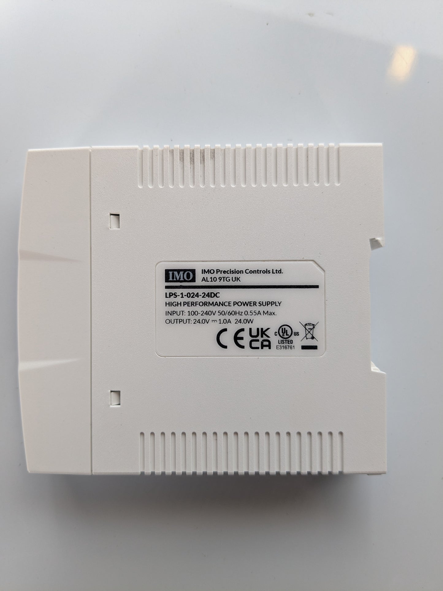 *NEW* LPS-1-024-24DC IMO Power Supply 24VDC 24 Watts 1A - Robot Hub