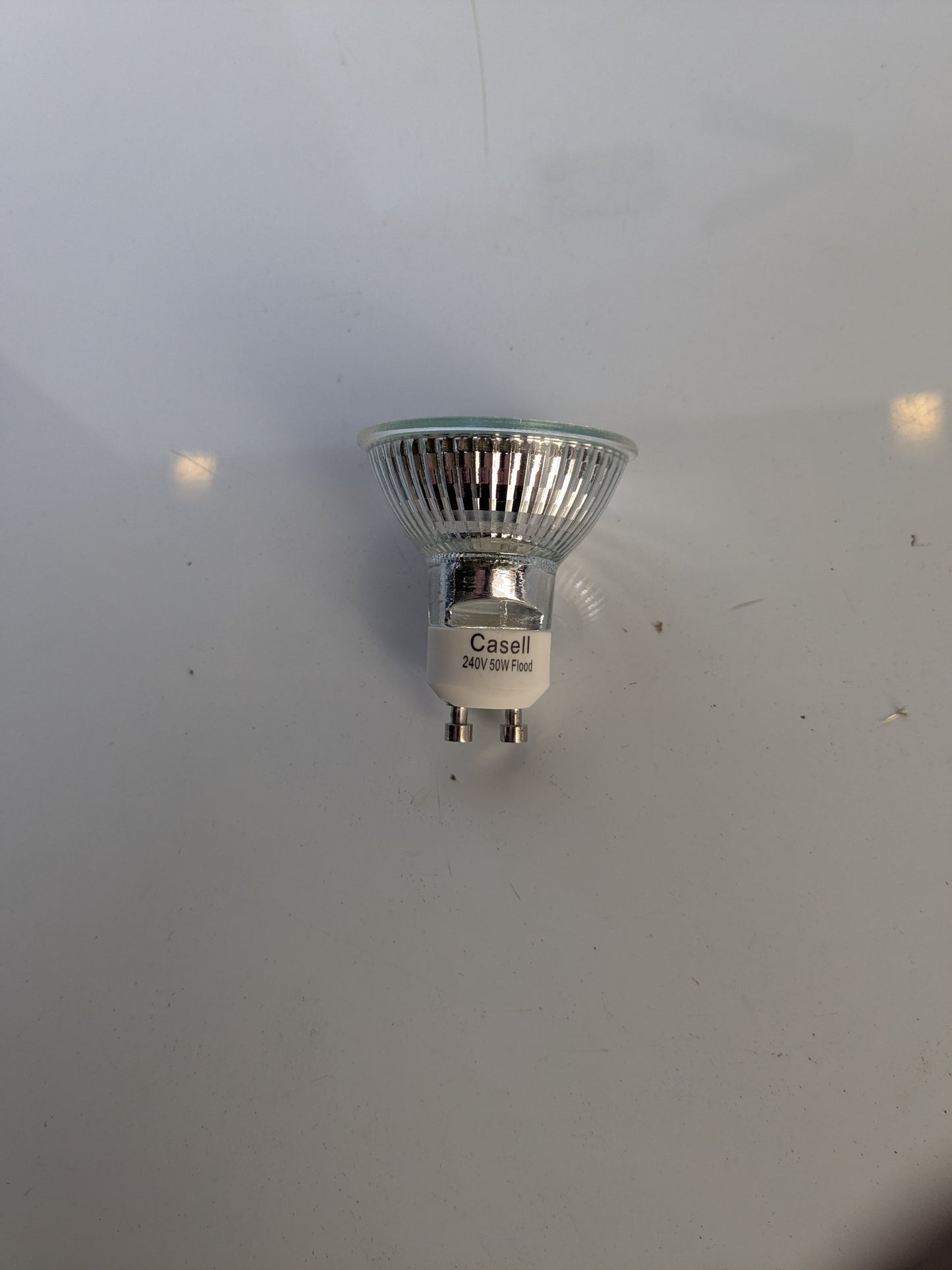 *NEW* Casell Low Voltage 110v 50w GU10 PAR16 51mm 25Degree Aluminium Reflector Bulb - Robot Hub