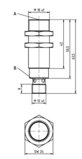 *NEW* Leuze 50114427 Inductive Switch, IS 218MM/4NO-12E-S12 - Robot Hub