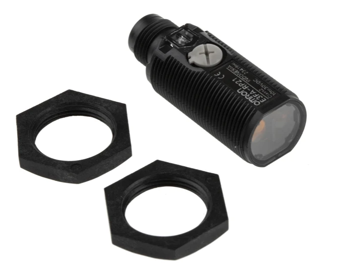 *NEW* Omron Retroreflective Photoelectric Sensor, Barrel Sensor, 100 mm 4 m Detection - Robot Hub