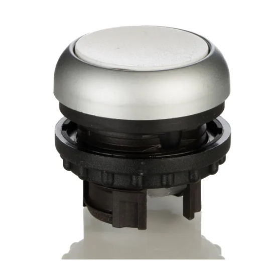 *NEW* Eaton RMQ Titan M22 Series White Illuminated Momentary Push Button Head - Robot Hub