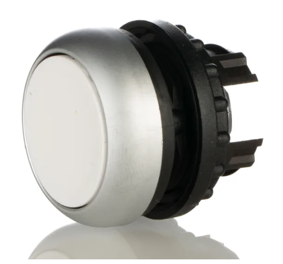 *NEW* Eaton RMQ Titan M22 Series White Illuminated Momentary Push Button Head - Robot Hub