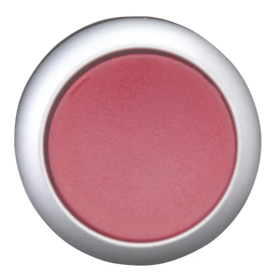 *NEW* Eaton M22 Series Red Illuminated Momentary Push Button Head, 22mm Cutout, IP67 - Robot Hub