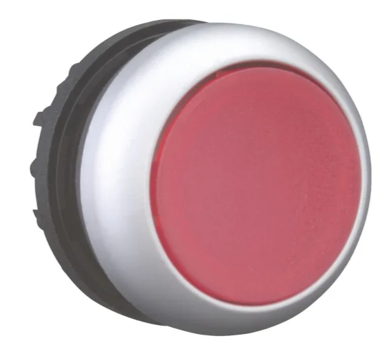*NEW* Eaton M22 Series Red Illuminated Momentary Push Button Head, 22mm Cutout, IP67 - Robot Hub