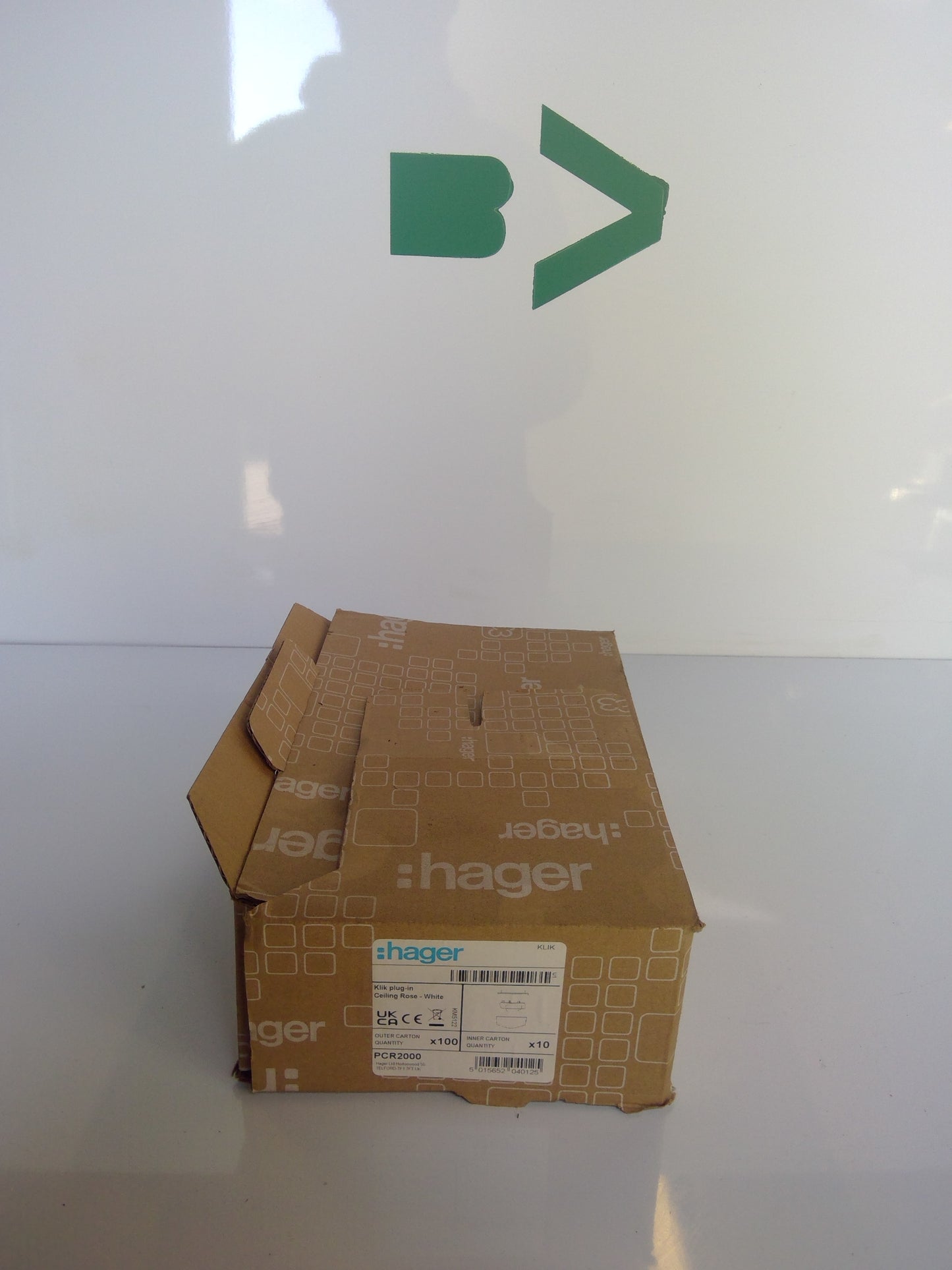 *NEW* Hager Klik 6A 3 Pin Ceiling Rose and Cover - Robot Hub