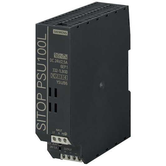 *NEW* Siemens SITOP PSU100L Switched Mode DIN Rail Power Supply - Robot Hub