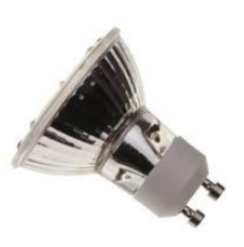 *NEW* Casell Low Voltage 110v 50w GU10 PAR16 51mm 25Degree Aluminium Reflector Bulb - Robot Hub