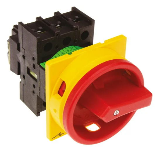 *NEW* Eaton 3P Pole Panel Mount Isolator Switch - 32A Maximum Current, 15kW Power Rating, IP65 - Robot Hub