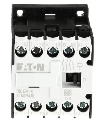 *USED* DIN Rail Panel Mount Contactor, 3PST-NO, 400V, 4kW - DILEM-10(230V50HZ,240V60HZ) - Robot Hub
