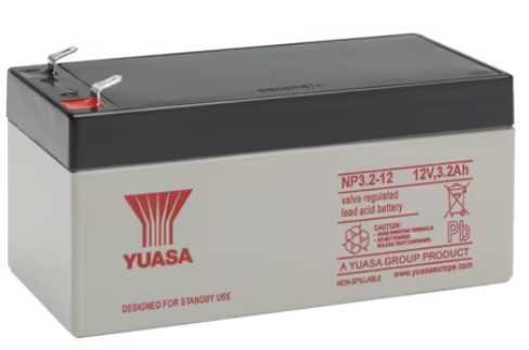 *USED* Yuasa NP3.2-12S VRLA Battery 12V 3.2Ah - Robot Hub