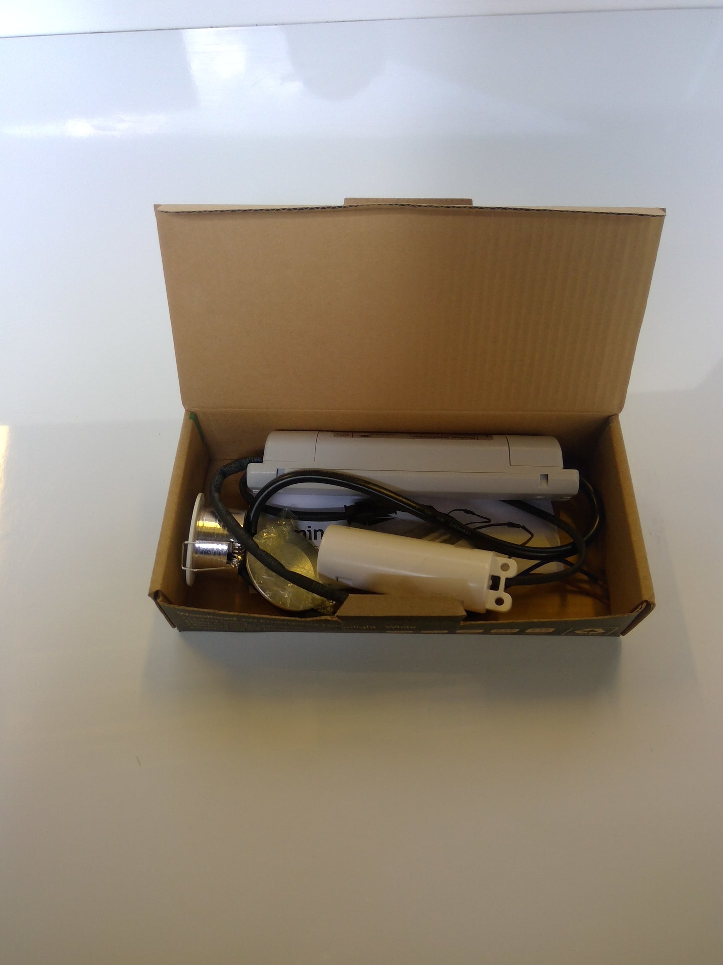 *NEW* Lumineux Woodhead LED Emergency Downlight Open Area Self-Test 3W 6000K White - Robot Hub