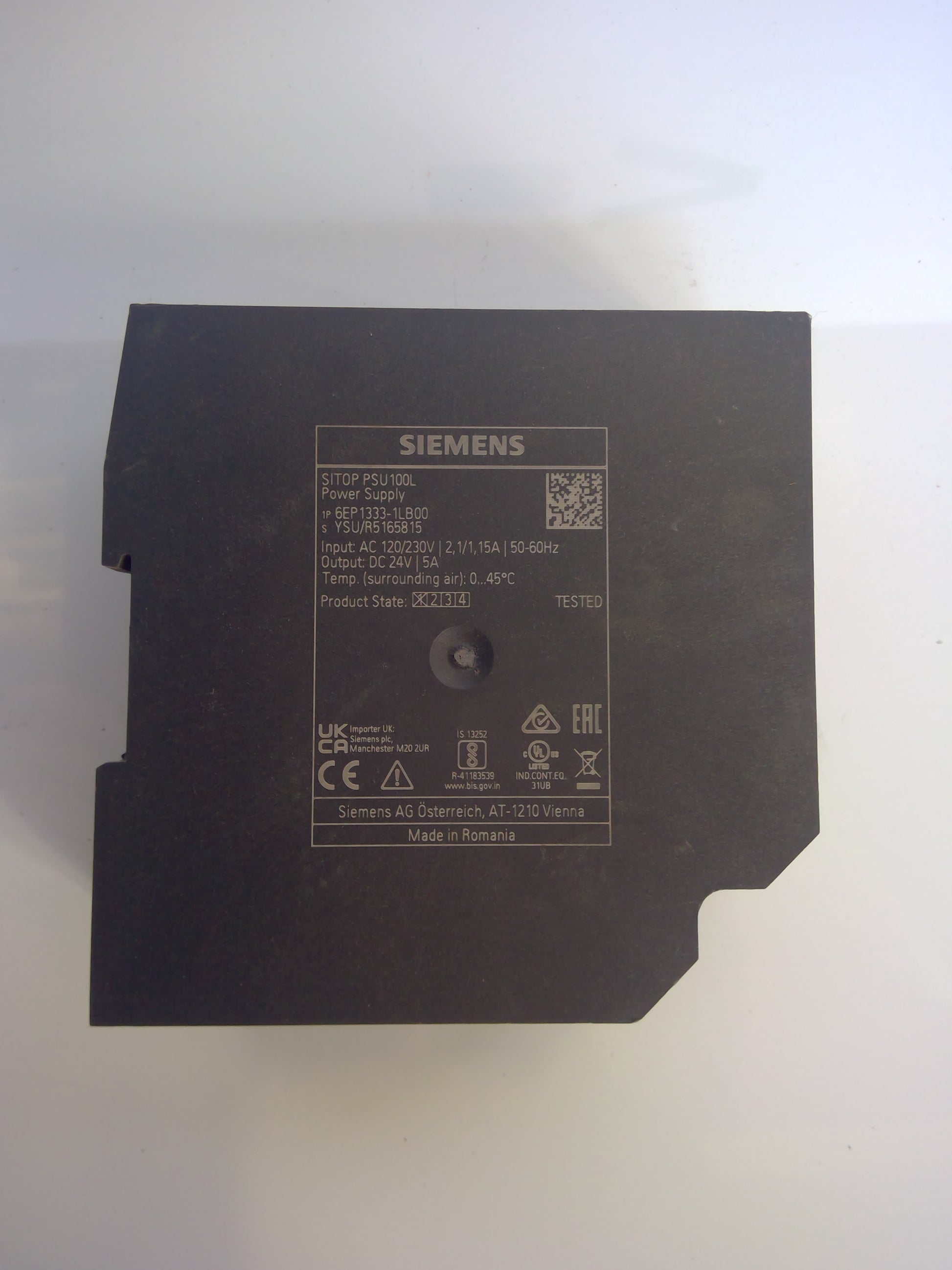 *NEW* Siemens SITOP PSU100L Switched Mode DIN Rail Power Supply - Robot Hub